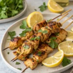 Moroccan Chicken Kebabs